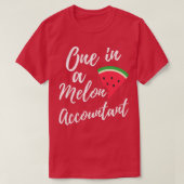 T-shirt Idées cadeaux pour les comptables un dans un Melon (Design devant)