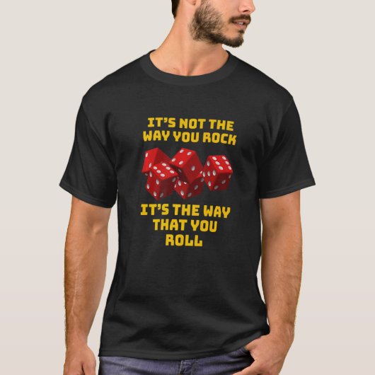 T-shirt Idées de casino Dice Jeu (Devant)