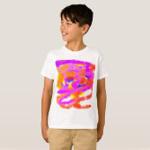 T-shirt Idées de couleur stress mental abstrait (Devant entier)