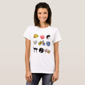 T-shirt idées mignonnes pour les filles (Devant entier)