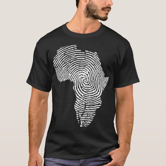 T-shirt Identité africaine African American Pride Black Hi (Devant)
