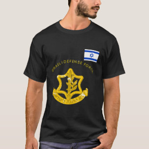 T-shirt Idf Forces De Défense Israéliennes Drapeau Israël 