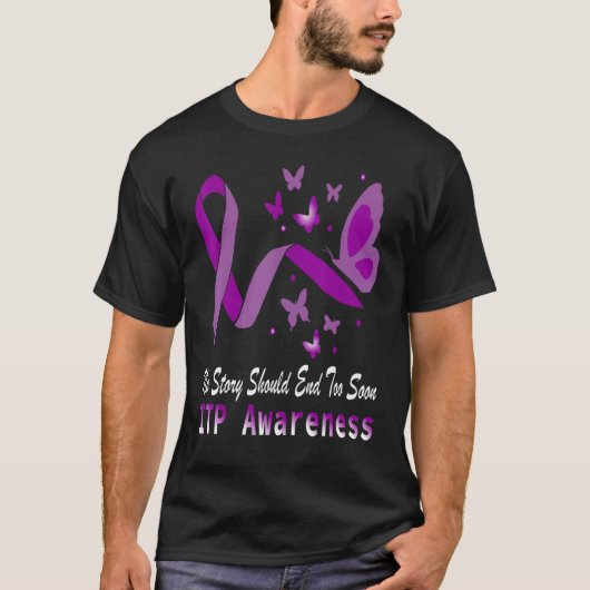 T-shirt Idiopathic Thrombocytopenic Purpura ITP Awareness (Devant)