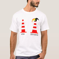 T-shirt idiot de cônes