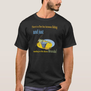 T-shirt Idiot drôle de pêche