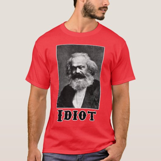 T-shirt Idiot : Karl Marx (Devant)