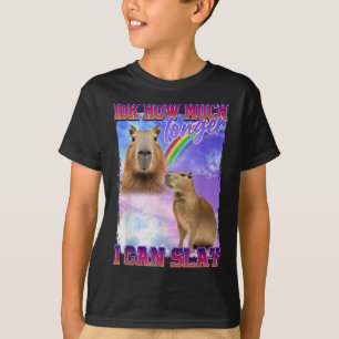 T-shirt Idk Combien De Temps Je Peux Lancer Capybara