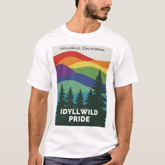 T-shirt Idyllwild Pride (Devant)