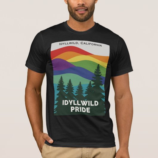 T-shirt Idyllwild Pride (Devant)