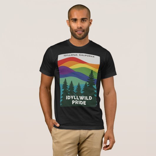 T-shirt Idyllwild Pride (Devant entier)