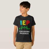 T-shirt IEP I Encourager Progress Special Education School (Devant entier)