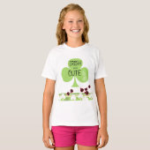 T-shirt Iers en Cute (Voorkant volledig)