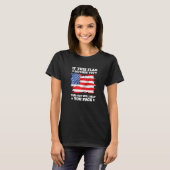 T-shirt If This Flag Offends You This Vet Will Help You Pa (Devant entier)