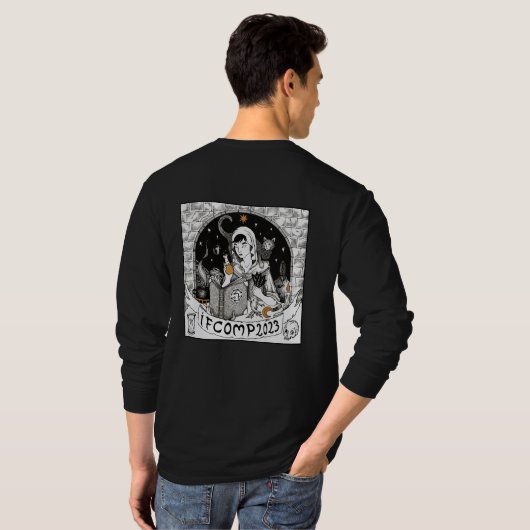 T-shirt IFComp Black Tee 2023 (Dos entier)