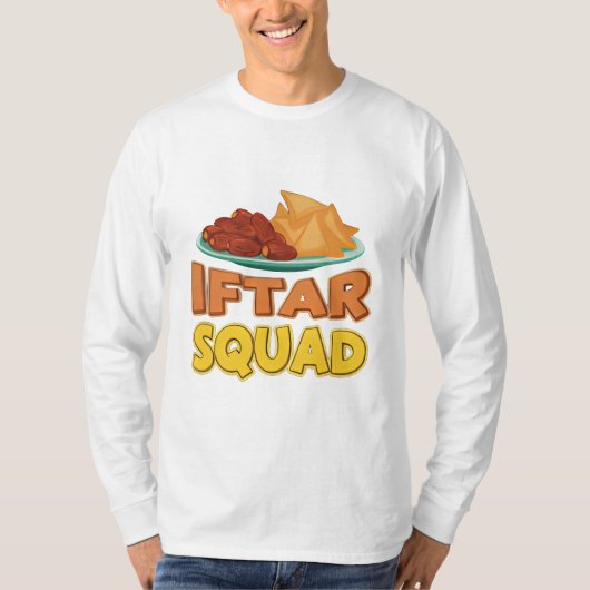 T-shirt Iftar Squad Ramadan Food Illustration (Devant)