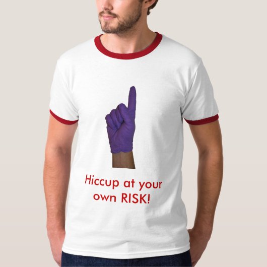 T-shirt Ig_Nobel_Finger, hoquet à vos risques et périls ! (Devant)