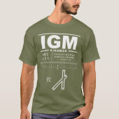 T-shirt IGM de l'aéroport de Kingman (Devant)