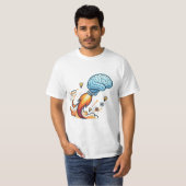 T-shirt Ignite Your Potential Rocket Brain Motivational Gr (Devant entier)