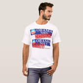T-shirt Ignorance 2012 ou folie d'Obama (Devant entier)
