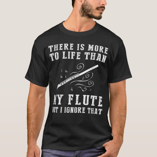 T-shirt Ignorance Flûte (Devant)