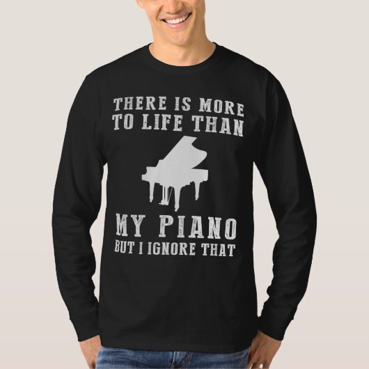 T-shirt Ignorance Piano (Devant)