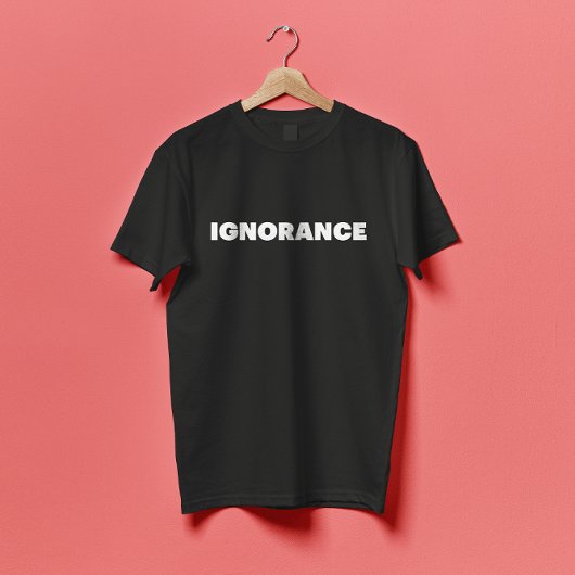 T-shirt IGNORANCE visage masqué Brutalisme Strewear