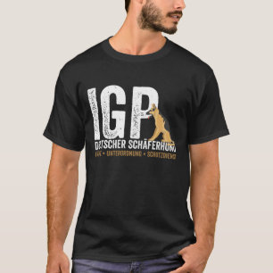 T-shirt IGP Deutscher Schäferhund Fährte Unterordnung Sc