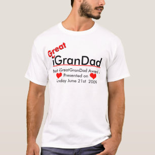 T-shirt iGreatGranDad - Meilleur prix