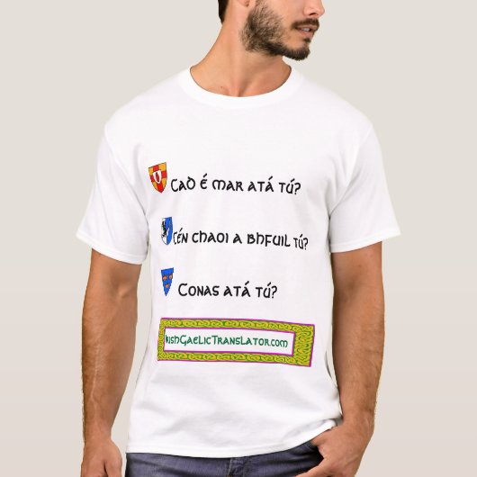 T-shirt IGTF "dialectes " (Devant)