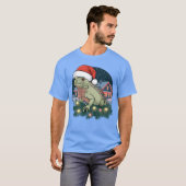 T-shirt Iguana Christmas boy (Devant entier)