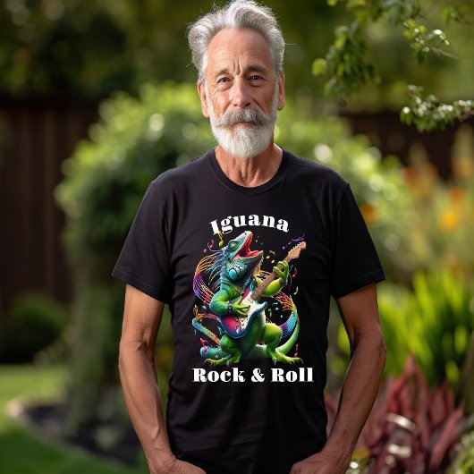 T-shirt Iguana Dweller Rock & Roll