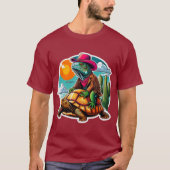 T-SHIRT IGUANA ÉQUITATION DÉSERT TORTOISE 2 (Devant)