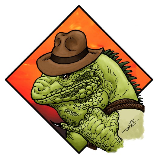 T-shirt Iguana Jones