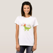 T-shirt Iguana Lizard Fête Animaux ayant une fête (Devant entier)