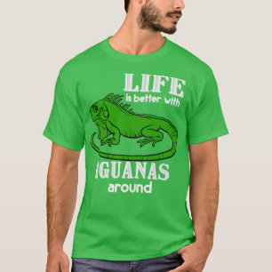 T-shirt Iguana Lover cadeau animal de compagnie Reptile Ig