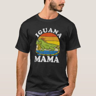 T-shirt Iguana Mama Iguana Maman Iguana Lizard Pet Reptile
