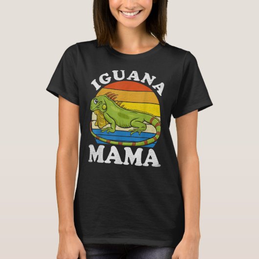 T-shirt Iguana Mama Iguana Mom Iguana Lizard Pet Reptile (Devant)