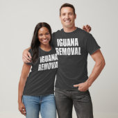 T-shirt Iguana    RemovalDESIGN ON Back (Unisexe)