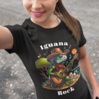 Iguana Serenading Rock Dweller