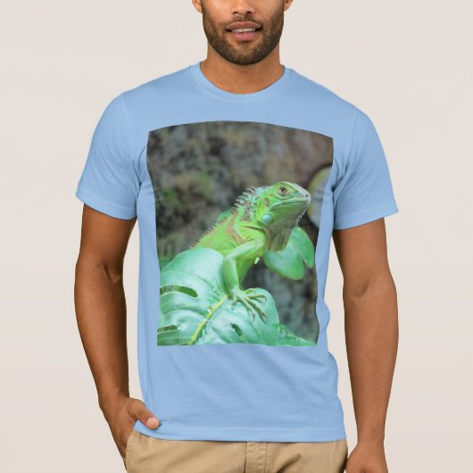 T-shirt iguane vert (Devant)