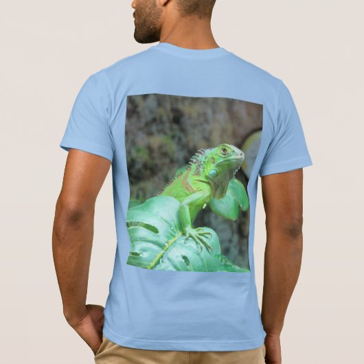 T-shirt iguane vert (Dos)