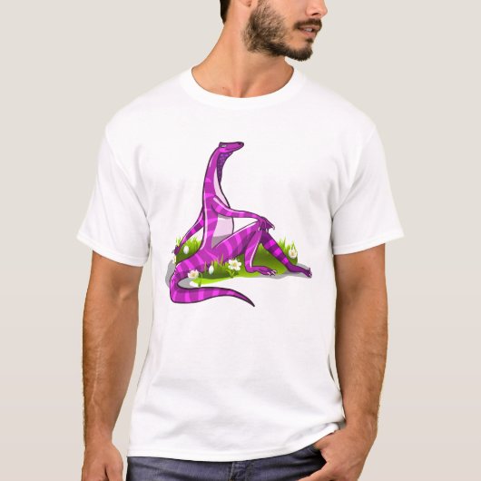T-shirt Iguanodon Montre Sa Beauté Naturelle. (Devant)