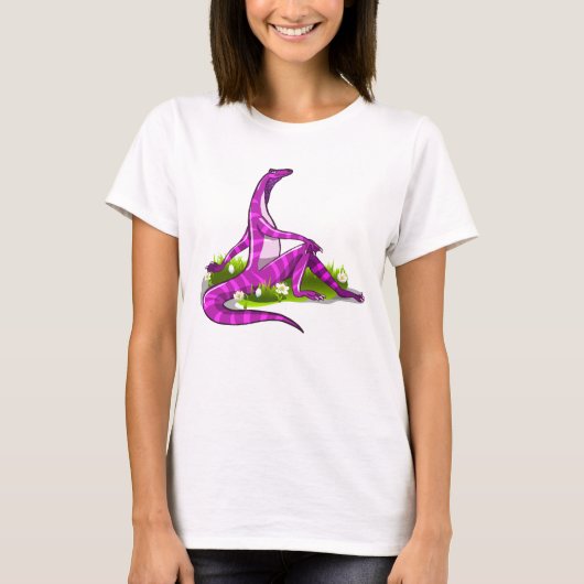 T-shirt Iguanodon Montre Sa Beauté Naturelle. (Devant)