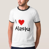 T-shirt Iheart Alaska (Devant)