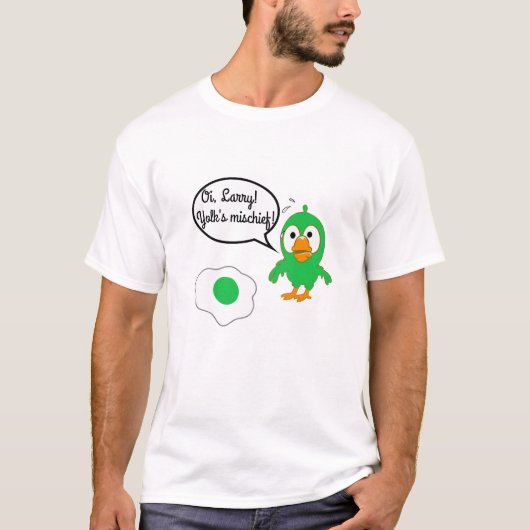 T-shirt Ii Larry ? Amoureux d'Oeufs de Poulet (Devant)