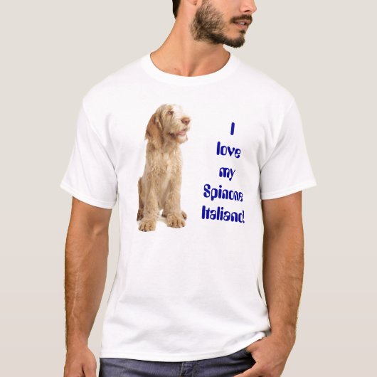 T-shirt - "Ik hou van mijn Spinone..." (Voorkant)