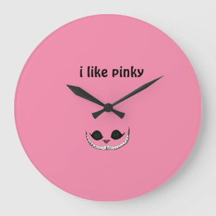 t shirt ik vind pinky leuk grote klok