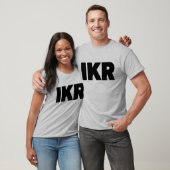 T-shirt IKR | Écart de texte (Unisexe)