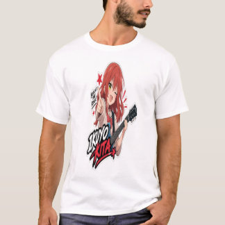T-shirt : Ikuyo Kita Anime Guitar Autocollant | Musique Ro