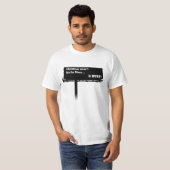 T-shirt Il a blessé ! (noir) (Devant entier)